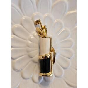Golf Clubs Brooch